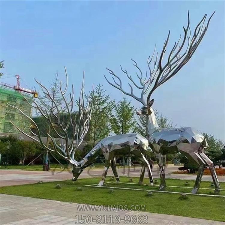 公園景觀(guān) 大型戶(hù)外創(chuàng  )意不銹鋼白鋼鏡面鏤空景觀(guān)雕塑