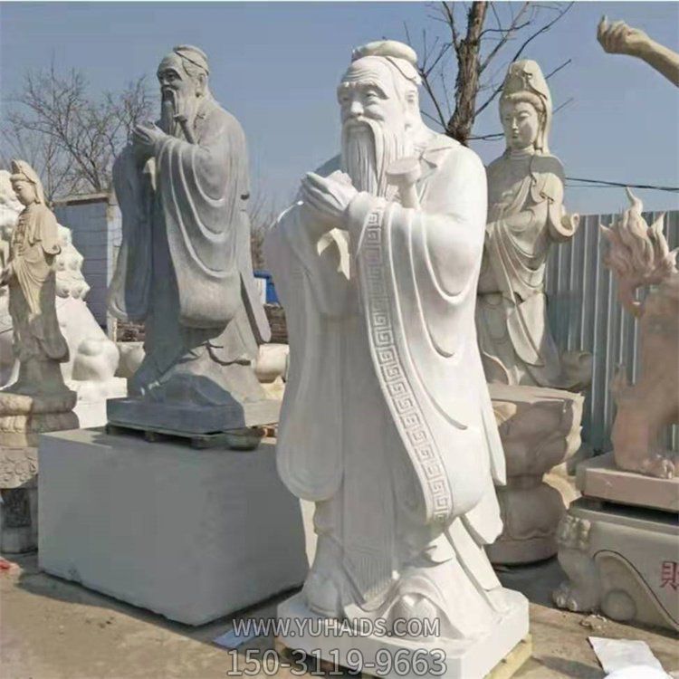 古代人物景觀大理石校園名人雕塑