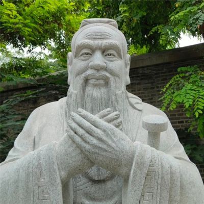 古代名人雕塑戶外園林景觀擺件