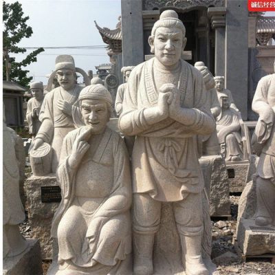 砂石石雕戶(hù)外公園二十四孝人物景觀(guān)擺件