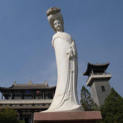 影視基地唐朝著(zhù)名美女楊玉環(huán)景區人物雕塑