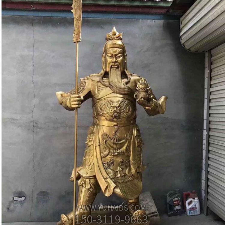 家居寺廟供奉立式武財神雕塑