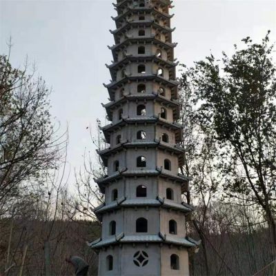 大理石石雕戶(hù)外景觀(guān)寺廟佛塔雕塑