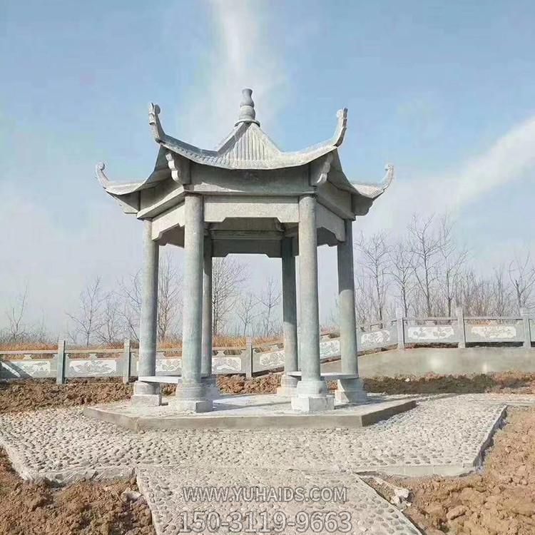 大理石石雕園林景觀(guān)大型涼亭雕塑