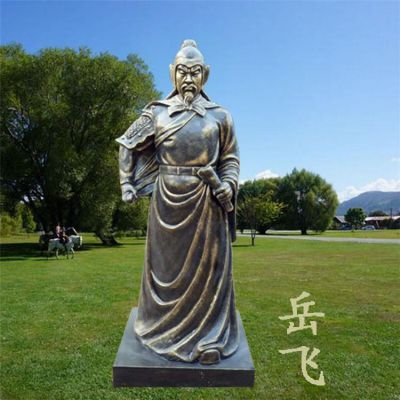 古代名人商業(yè)街景觀校園文化落地擺件仿銅玻璃鋼人物雕塑