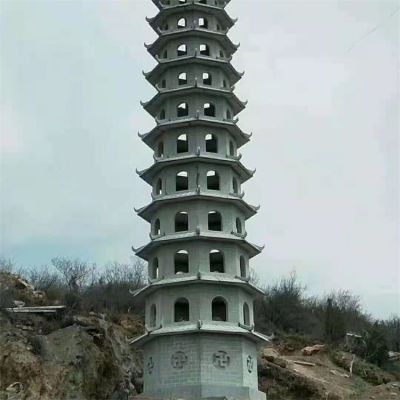 景區寺廟大型創(chuàng  )意佛塔雕塑擺件